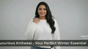 Cozy White Knit Sweater