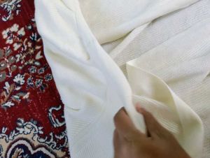 free size cream/beige Open Front Cardigan