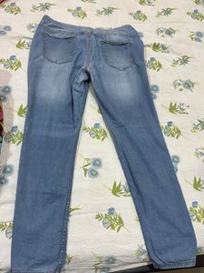 Light Wash Denim Joggers