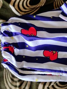 BTS BT21 Tata Three Piece Night Dress