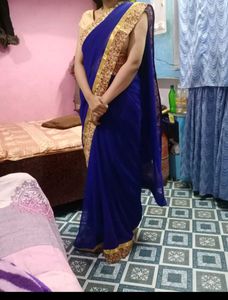 Beautiful Blue Saree