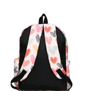 Heart Print Backpack