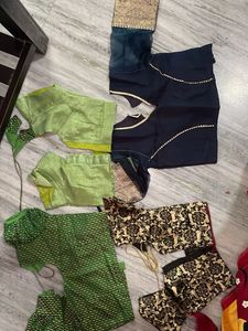 Assorted Sari Blouses - Set of 4