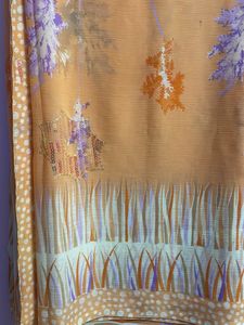 Sequence work chiffon saree