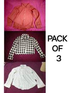 Shirts For Women (Pack Of 3)