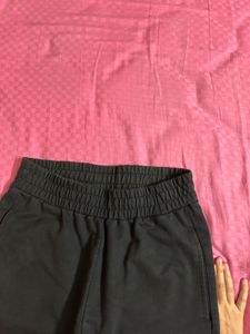 Bonkers Corner Black Wide Leg Joggers