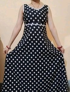 Polka Dot Dress Very Pretty No Defect🌸💕
