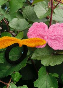 Crochet Hair Accessories - Pack Of 4