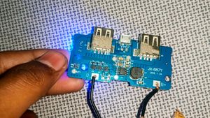 DUAL USB powerbank Module Fully Working .