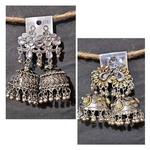 2 New Oxidised Earrings