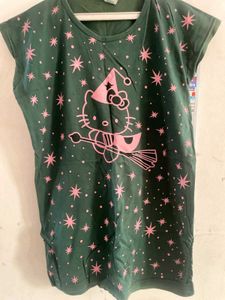 green printed t shirt