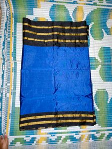 Blue Black Saree