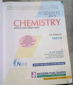 Class XI Chemistry Part-II
