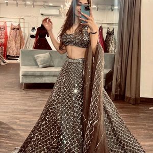 🆕️🆕️Premium Net Embellished Lehenga