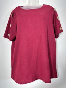 Party Wear Women’s Red Top| Bust 40 Length 2