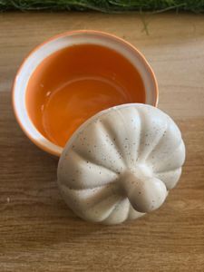 Pumpkin Spice Ceramic Jar