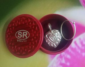 Pure Silver Pendant & Ring
