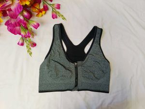 🇳🇿💫💗 Imported Gray Sports Bra