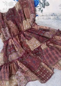 Patchwork Print Mini Dress