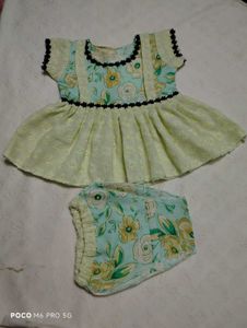 Floral Baby Dress Set