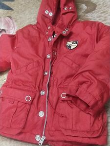 Branded Red Colour 4-8 Year Girls Jacket