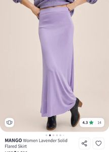 Purple Ethnic Skirt