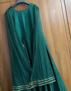 Elegant Green Ethnic Gown
