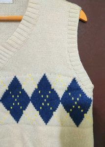 Argyle Knit Vest