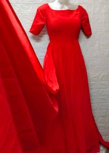 Price Drop Pre-wedding Photo Shoot Red ♥️ Gown