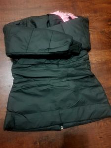 Girls Black Winter Coat