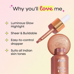 Nykaa Strobe &amp; Glow Liquid Cream Highlighter