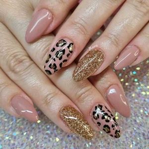 Animal Print Press On Nails 🤎🧿