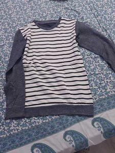 Striped Sleeve T-Shirt