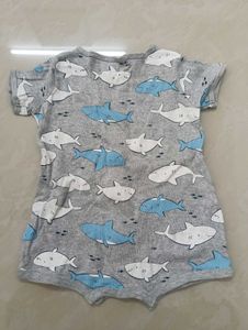 Carter Shark Snap-Up Romper