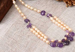 Pearl & Amethyst Necklace