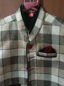 Boys&#39; Checkered Waistcoat
