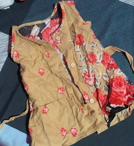 Floral Button-Up Tank