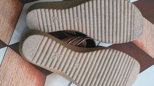 Vintage KPS Brown Toe-Loop Sandals