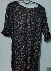 Red Embroidered Kurta Set