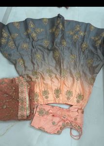 Elegant lehnga choli dupatta