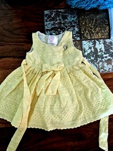 Yellow Frock For Baby GIRL