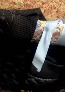 Black Sequin Quilted Sweatshirt