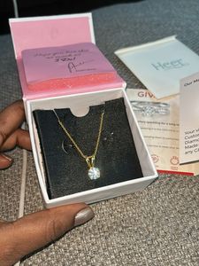 GIVA Gold Pendant Necklace