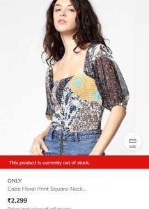 Only Puff Sleeve Top