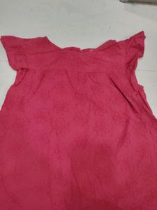 Pure Cotton Red Top