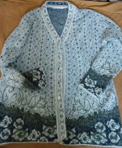 Patterned Cardigan Sweater