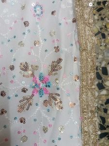 White Embroidered Kurta Set