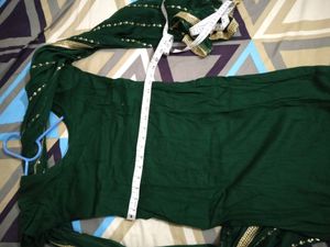 Bottle Green Colour Beautiful Suit