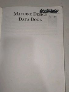 Machine Design Data Book