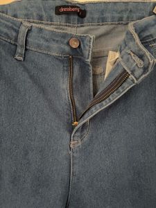 Wide Leg Denim Jeans